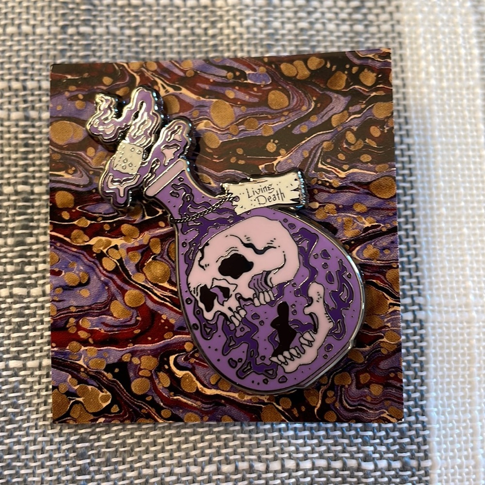 Harry Potter Living Death Potion Pin from Wizarding Trunk